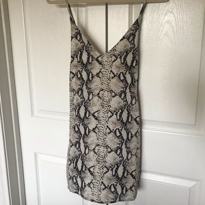 Snake print Shift Dress